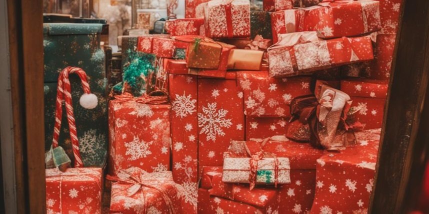    Красочно оформленные стенды помогают привлечь внимание покупателей.Сгенерировано нейросетью по запросу Metro.