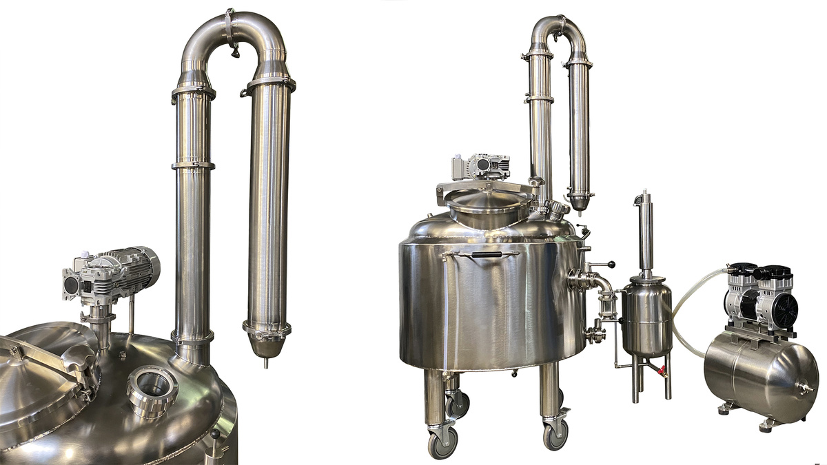 Вакуумно-выпарная установка для производства сахарной пасты "Шугаринг" 