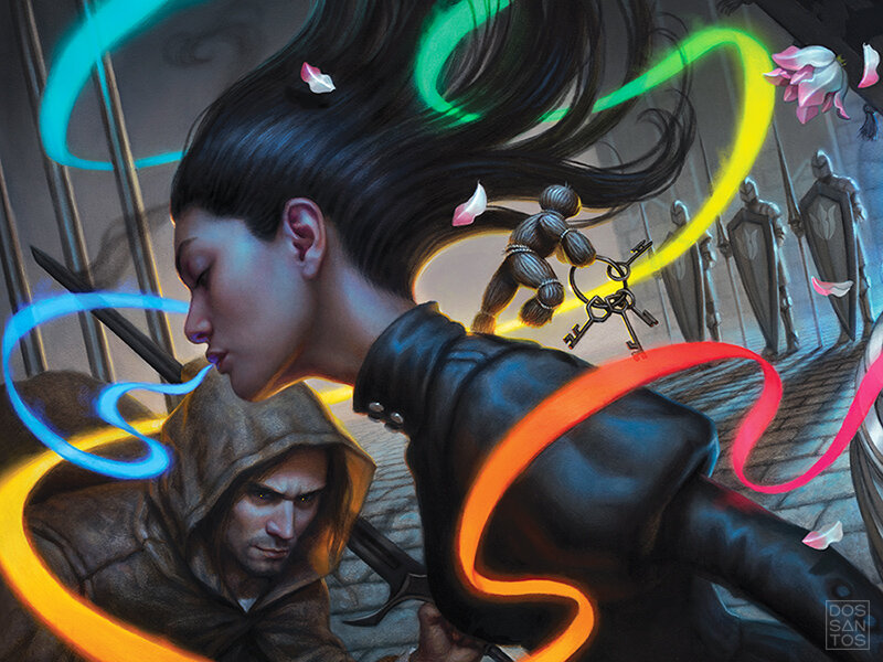 Вашер и Вивенна - герои книги "Убийца войн" (арт dandossantos.com).