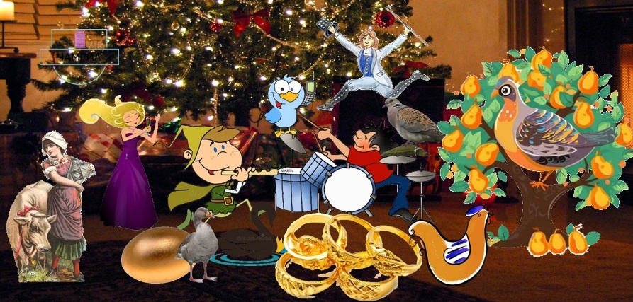 #English_poems_for_kids #Английские_стихи_для_детей #Twelve_days_of_Christmas #Двенадцать_дней_Рождества