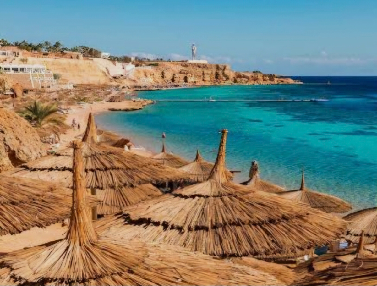 Вид на бухту Шарм-эль-Шейха, Египет