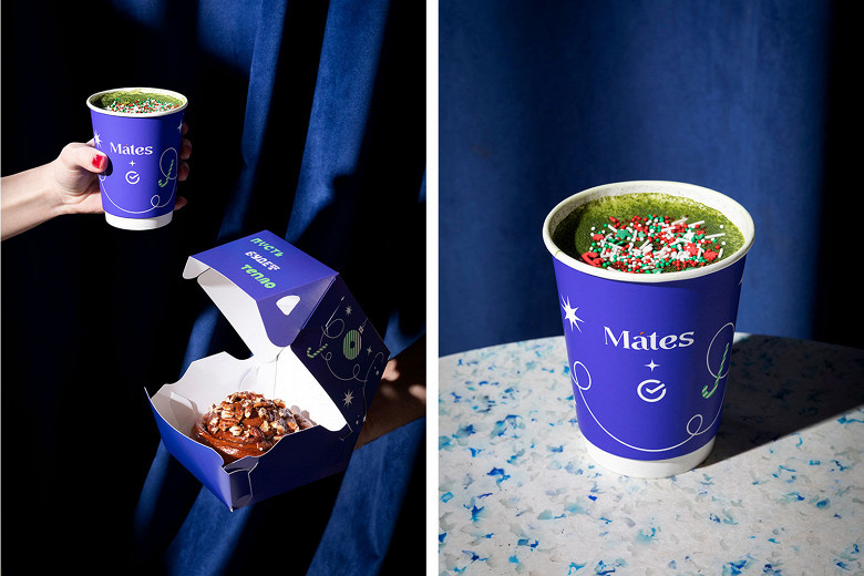 Mátes и Сбер запустили новогоднюю коллаборацию с матчей, булочками и мерчем 