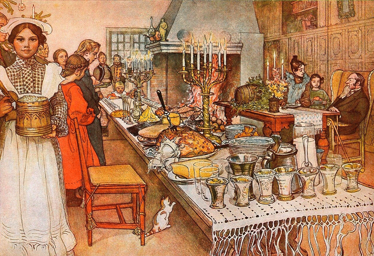 Карл Ларссон 'Канун Рождества', 1904 / wikipedia.org