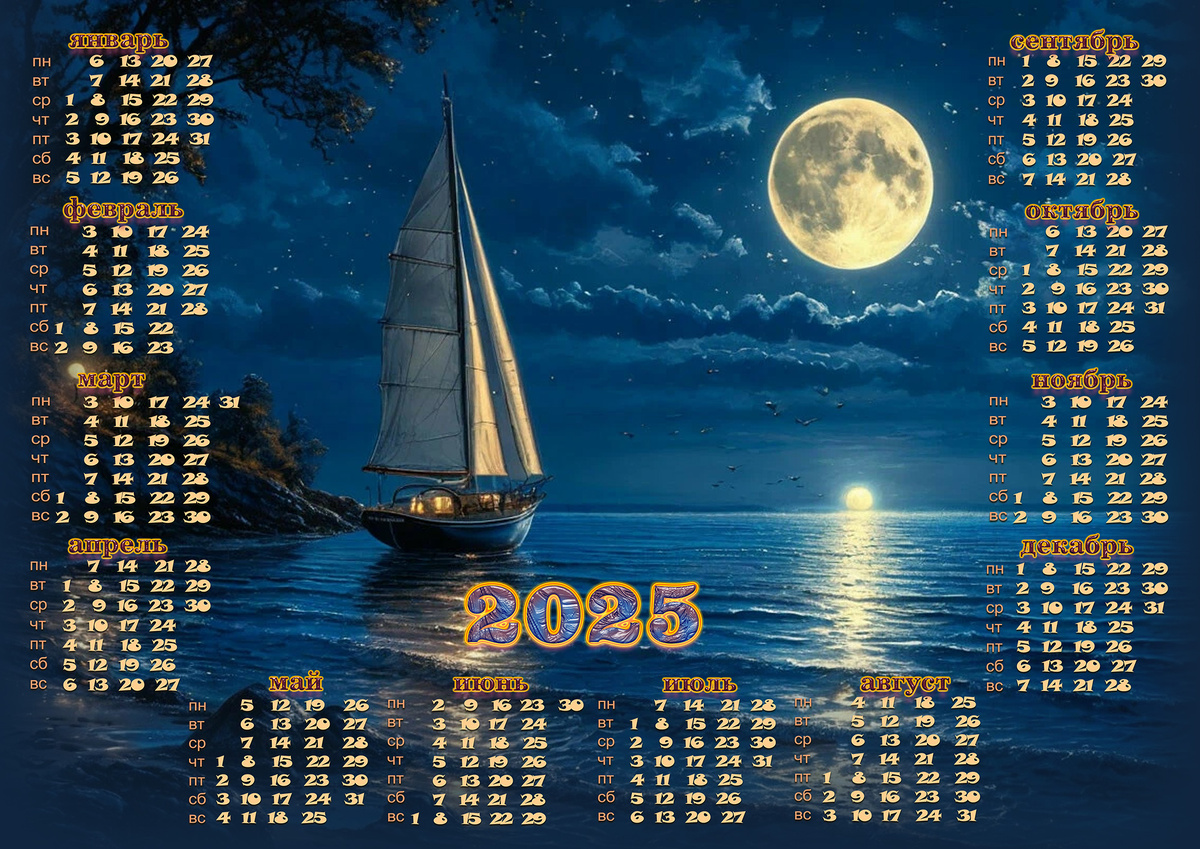 Пример календаря