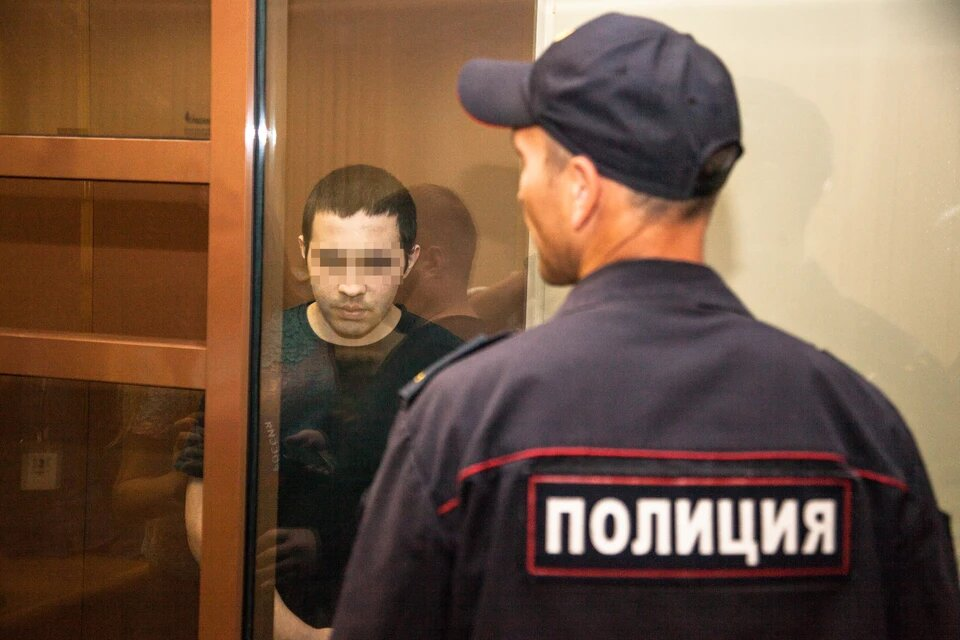 Рашид в зале суда