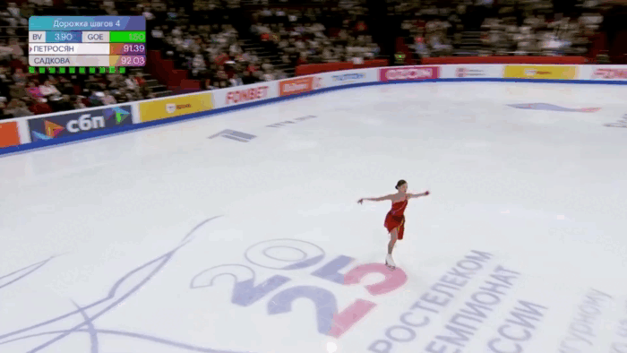 Крюк + выкрюк + CCoSp4 (GOE +4.4)