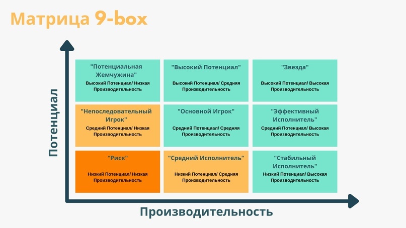 Вот так она примерно выглядит. Почему примерно - потому что наименования "коробок" матрицы несколько различаются.