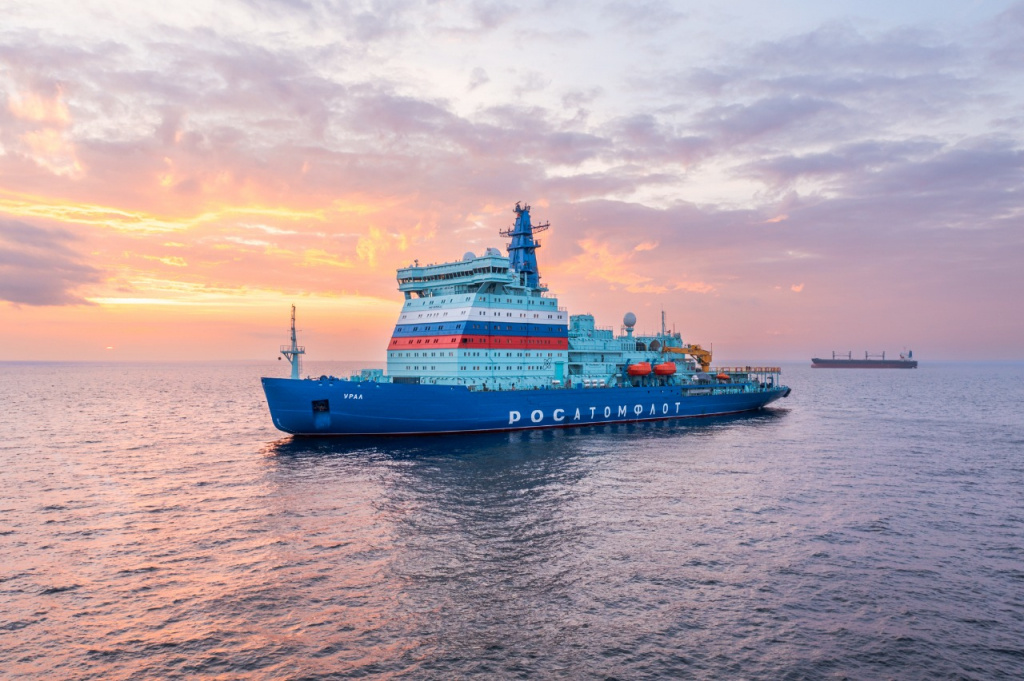 Атомный ледокол проекта 22220 "Урал" / Фото: Балтийский завод  📷
