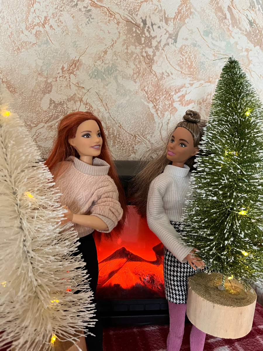 Девушки решили организовать новогоднюю дискотеку