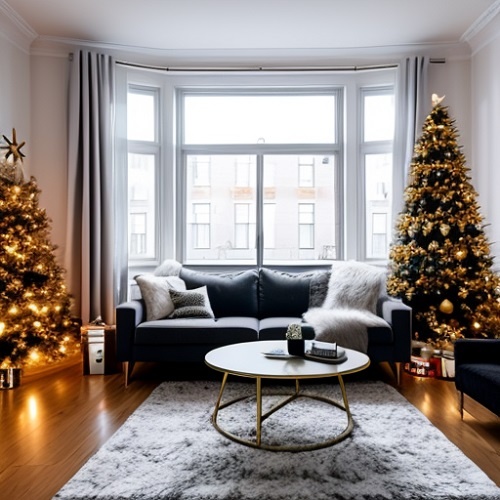 Современный новогодний интерьер