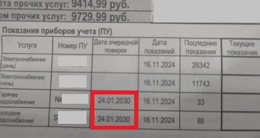 поверка счётчиков воды - как узнать, когда делать.