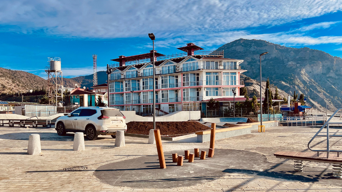 Новая набережная в Кутлакской бухте