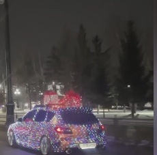 Вот такая машина была недавно замечена на улицах моего города. Говорят, водителя пощадили