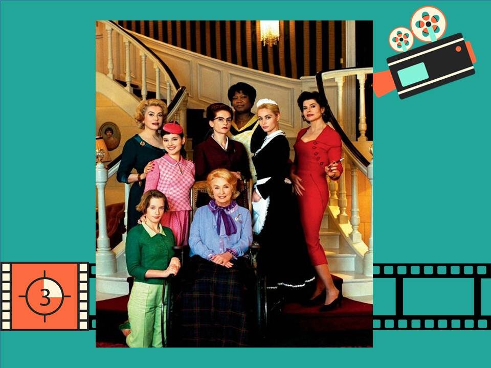 Кадр из фильма «8 женщин» 