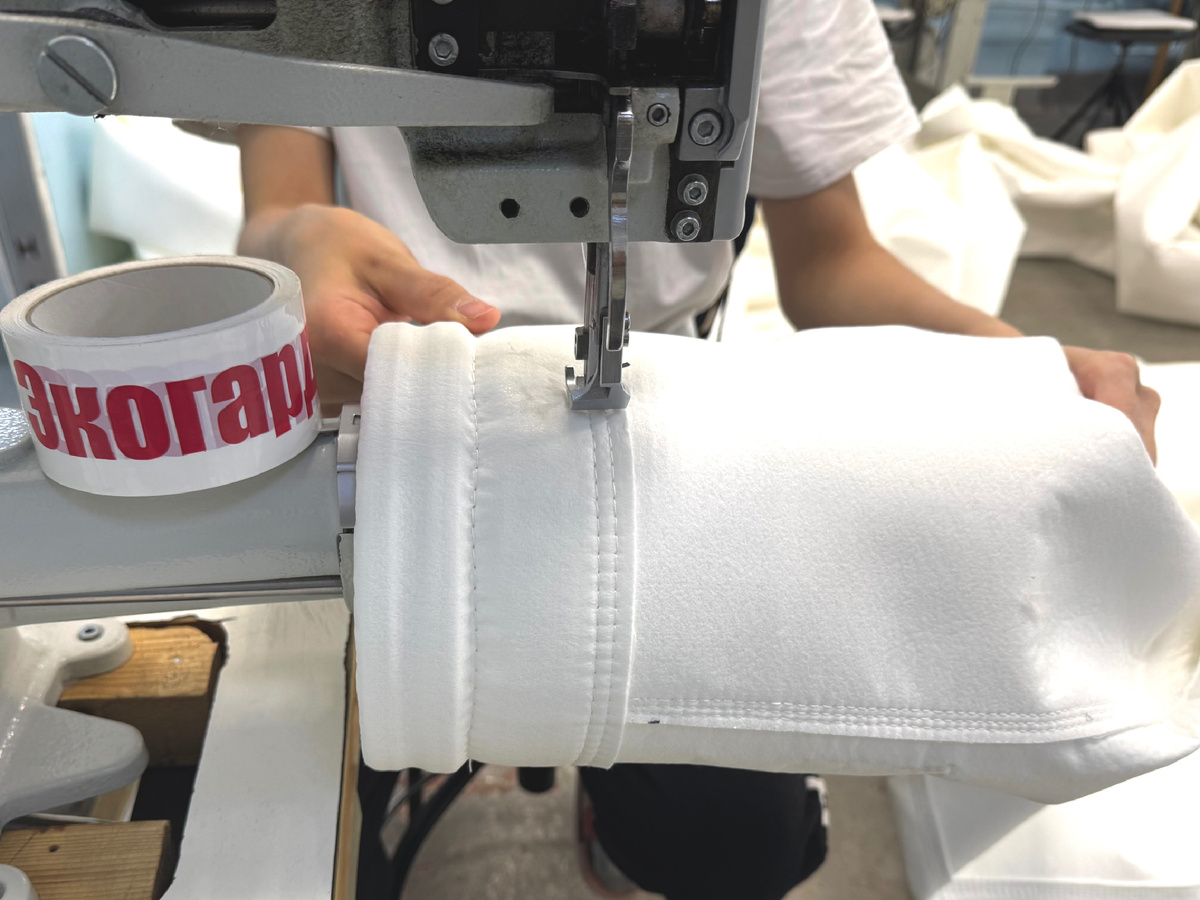 Фильтрующие рукава для рукавных фильтров производства «ПО «Экогард» PES-500. 