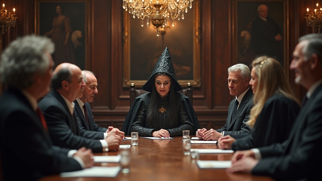 объяснить ИИ, что во главе стола должен сидеть король, мне не удалось. Ну, не умею я с ним ещё толком договариваться:) 