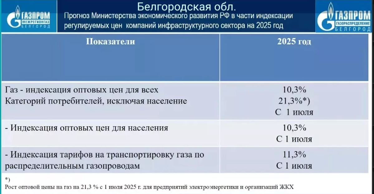 Тарифы на газ. Фото: Кадр прямой трансляции совещания