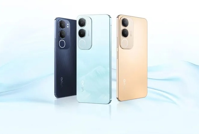 Vivo Vivo Y29 доступен трёх цветах: чёрном, голубом и золотом