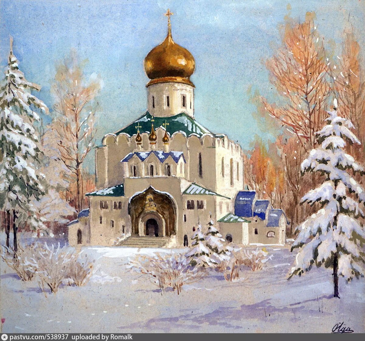 Феодоровский Государев собор. Картина великой княгини Ольги Александровны