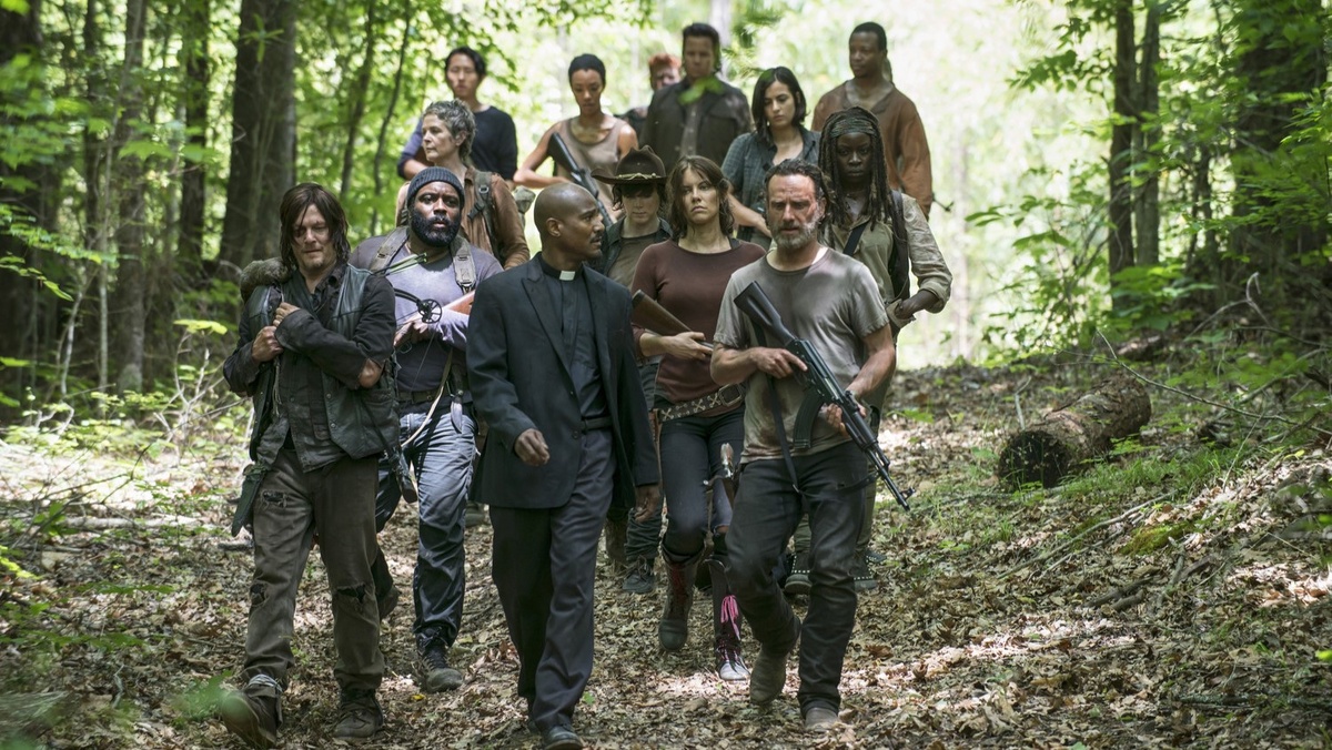 Кадры из сериала "Ходячие мертвецы"