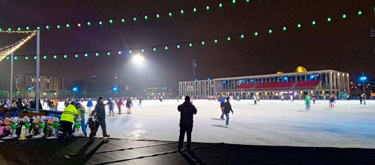 Одна большая площадка 