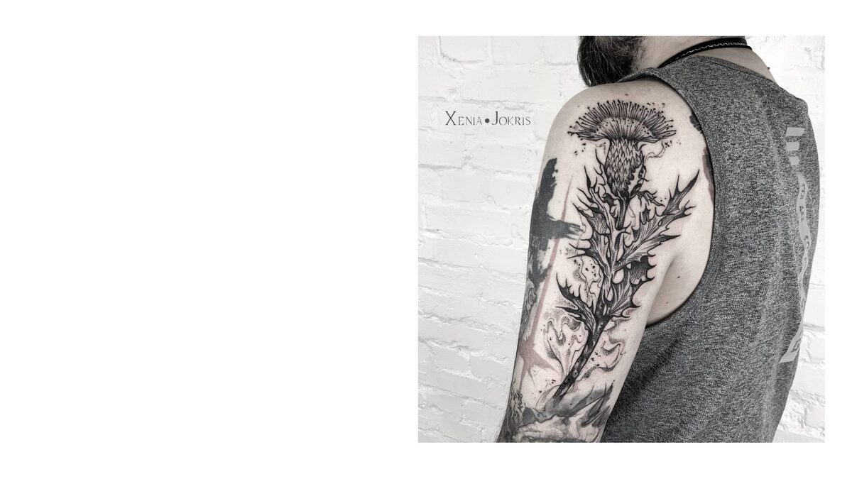 Работа татуировщицы Xenia Jokris