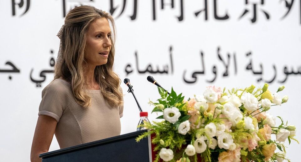    Асма аль-Асад встречается со студентами-арабистами в Пекине, 26 сентября 2023 года. Syrian Presidency / Global Look Press