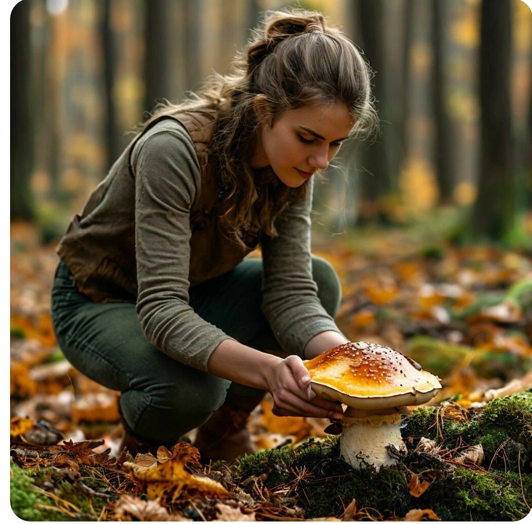 Шедеврум так увидел белый гриб