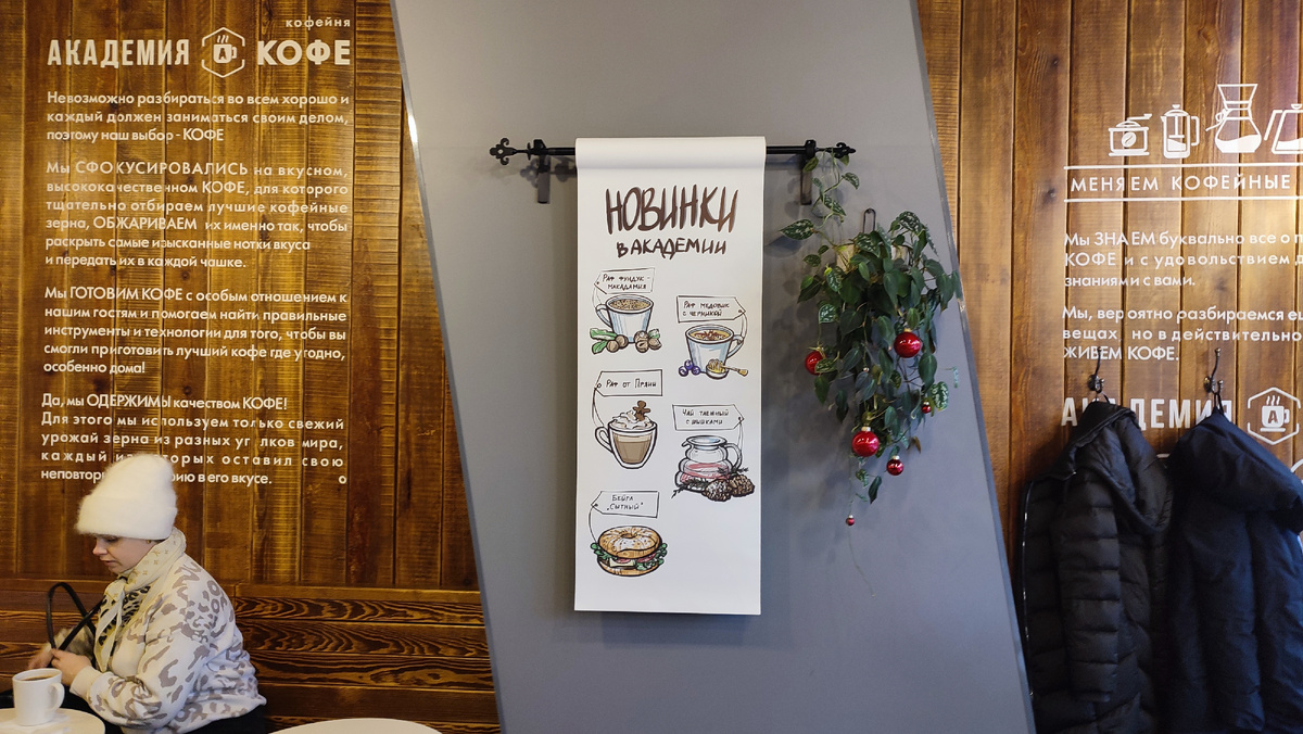 Фото из кафе. В шапочке, это не я )))