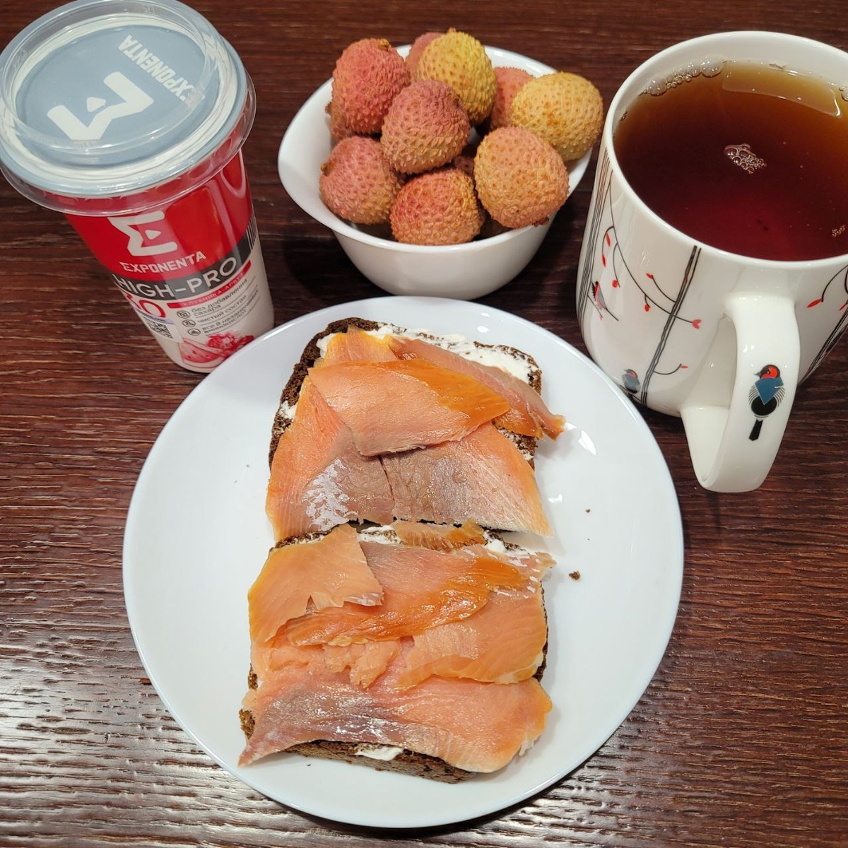 Вместо обеда.