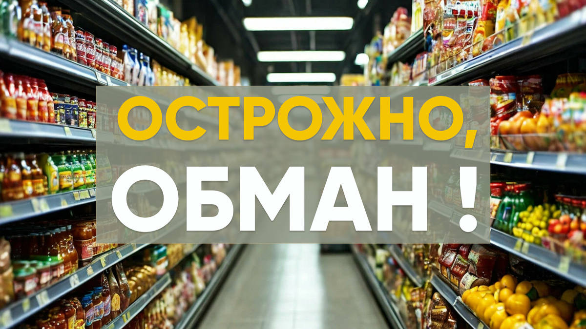 Обман покупателя в супермаркетах