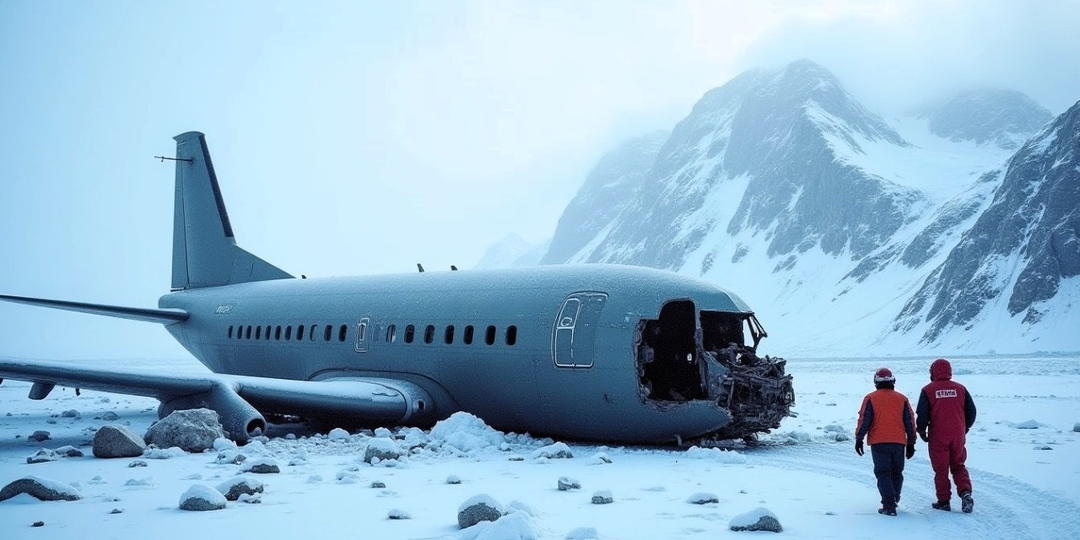 Крушение рейса 2801: поиски и расследование авиакатастрофы на Шпицбергене