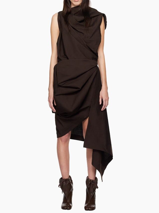 Платья с асимметричными деталями