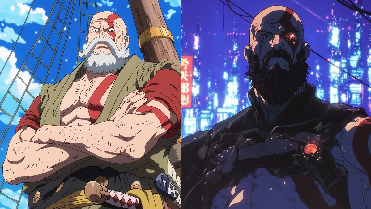 Нейросеть превратила Кратоса из God of War в героя известных мультиков