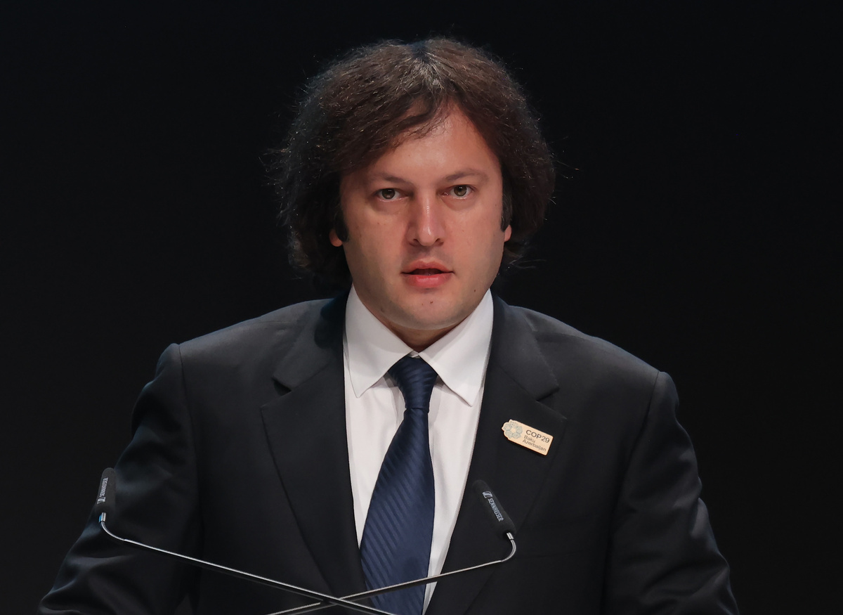     Премьер-министр Грузии Ираклий Кобахидзе / Gettyimages.ru / Sean Gallup