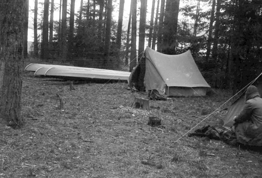 8.05. 1976, стоянка. Клетинский бор.