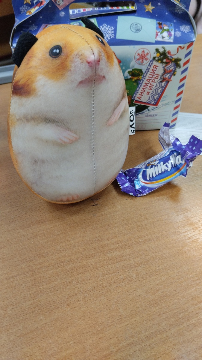 Если что , мне подарили только хомяка , а вкусняшки всем дали 🎀. Покииии>3
