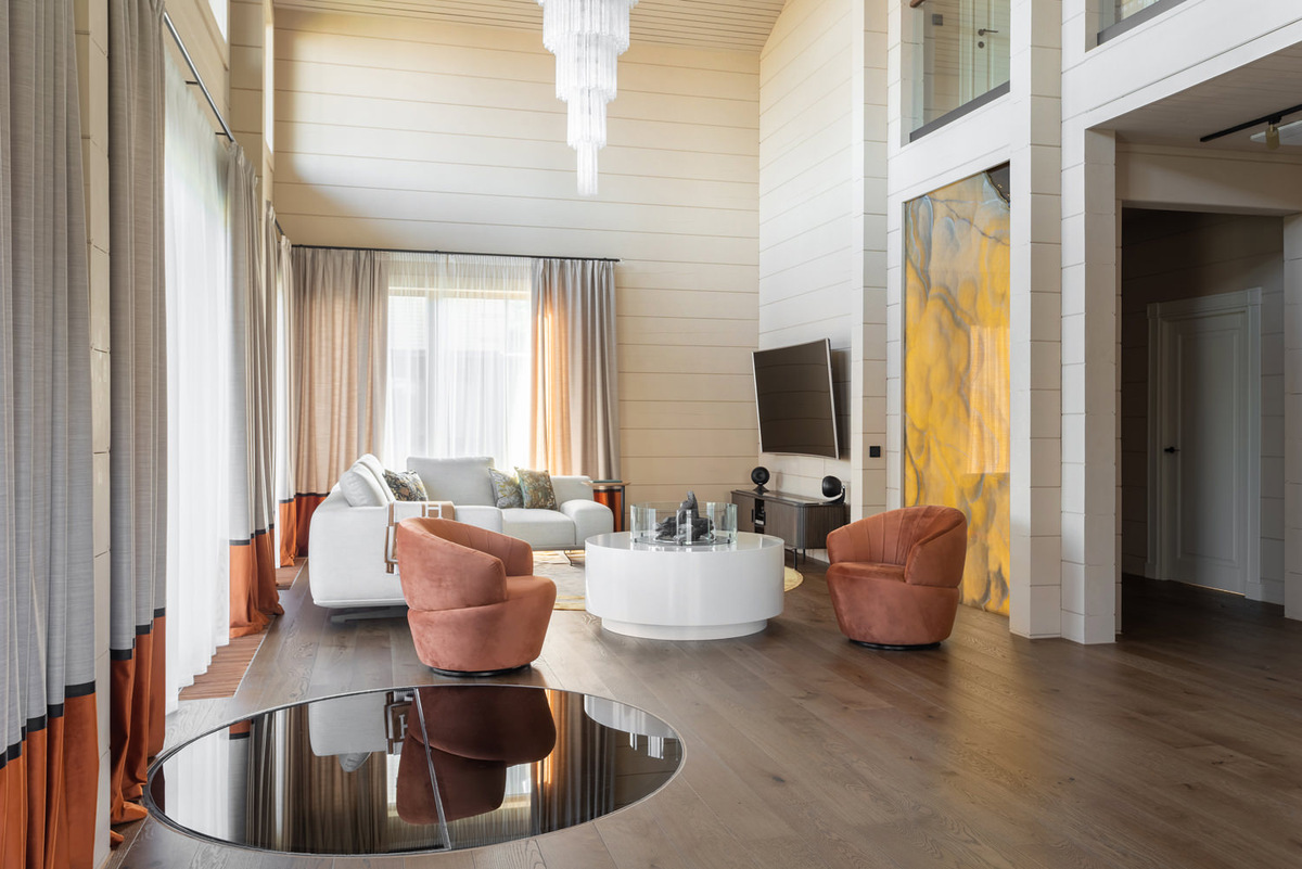 Дом для большой семьи по дизайну Елены Федоровой.