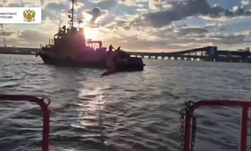    Фото скриншот с видео t.me/Mintrans_Russia