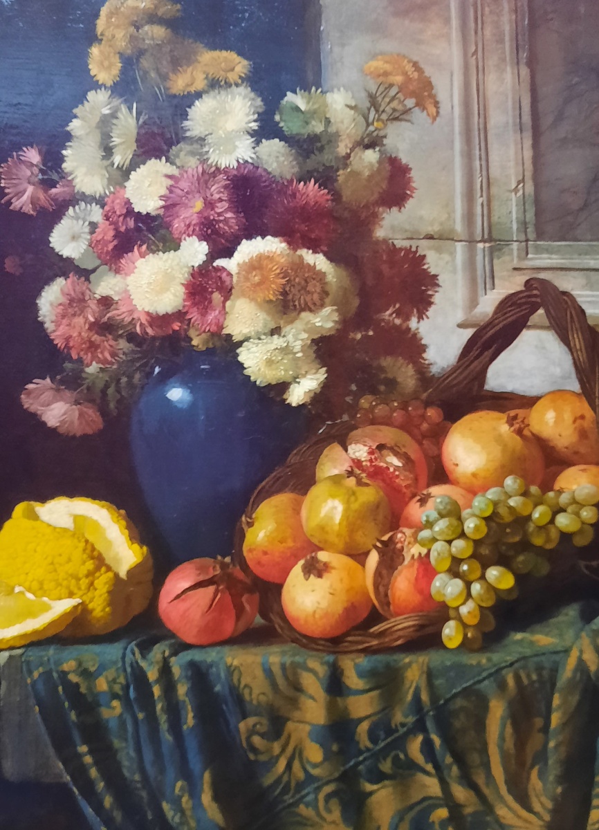 Фото автора: Сверчков В. Д. Цветы и фрукты.  Третьяковская государственная галерея
