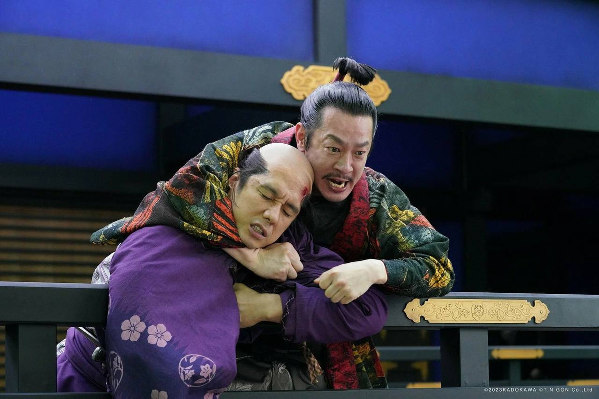 Рё Касэ в образе Нобунаги