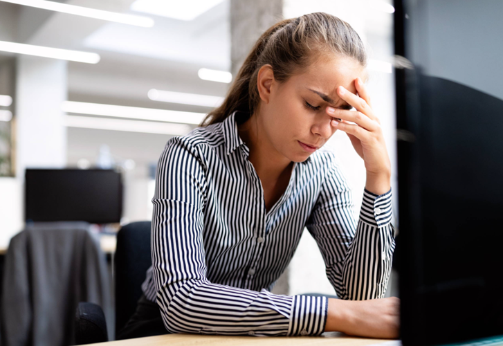 Катерина на работе