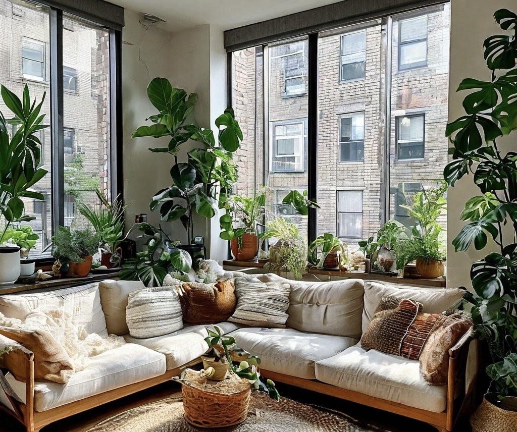 Биофильный дизайн в квартире 