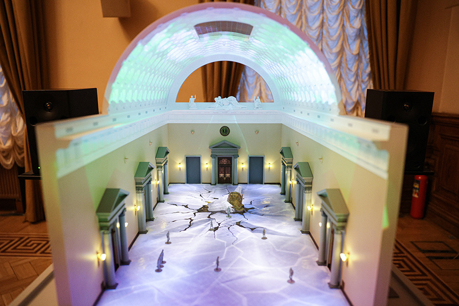 Гавриил Григоров / ТАСС📷Макет филиала Государственного Эрмитажа