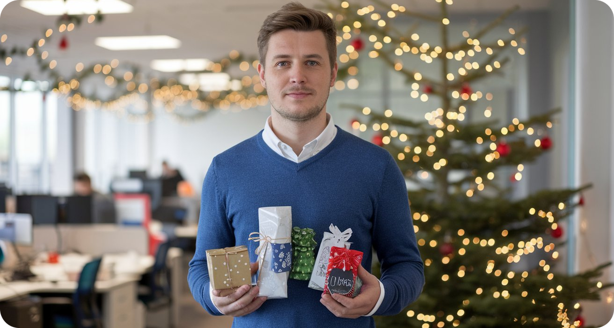 Что подарить мужчине на новый год коллеге