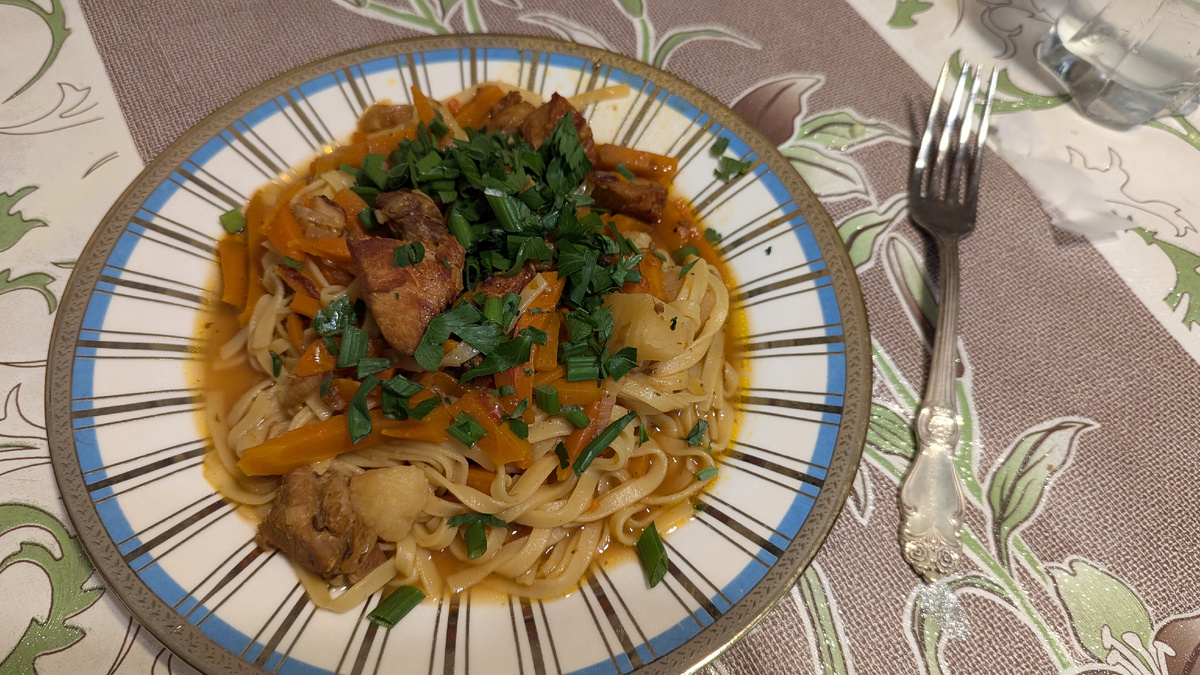 На ужин сегодня лагман