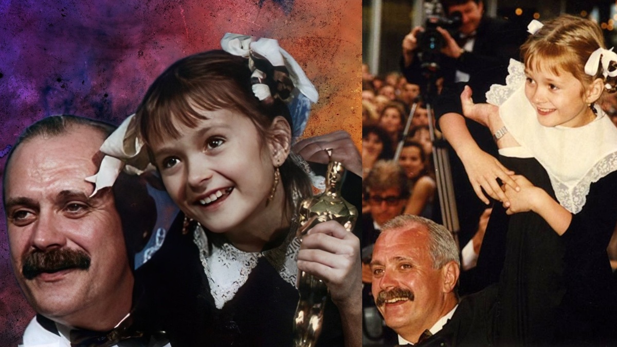 Никита Михалков с Надей на вручении премии «Оскар»