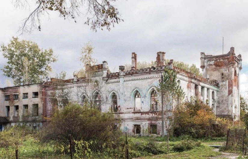 Из интернета: «готическое чудо» — архитектурное сооружение XIX ст. Усадьбу заложил дворянин Дмитрий Александрович Чертков на берегу Оки.