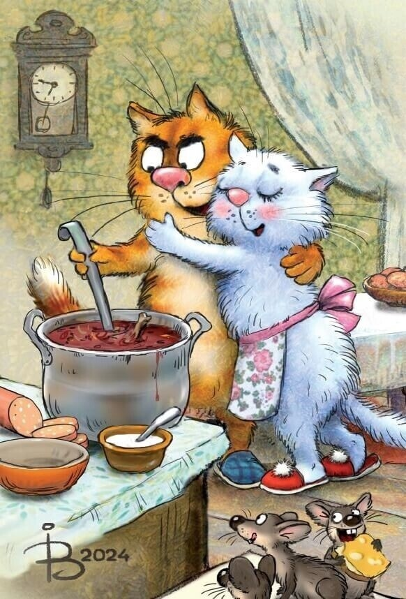 очаровательные коты Рины Зенюк