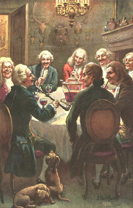 барон принимает гостей